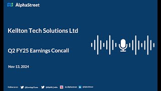 Kellton Tech Solutions Ltd Q2 FY202425 Earnings Conference Call [upl. by Bilski]