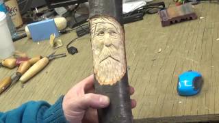 Wood CarvingHow to Carve a Wood Spirit With Hand Tools Conclusion [upl. by Anetsirhc]