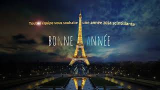 Carte de voeux animée Paris 2024 🇫🇷 FX56  Vidéostorytelling by Néologis [upl. by Aicilaf939]