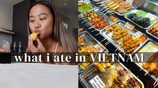 what I ate in VIETNAM Street food banh mi noodles  more 🍜  TRAVEL VLOG TheresaTrends [upl. by Olive]