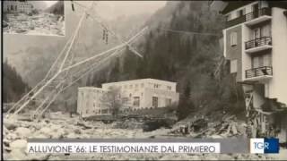 Alluvione 1966 Primiero il primo SOS da passo Rolle [upl. by Cown415]