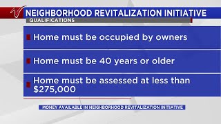 Money Available in Neighborhood Revitalization Initiative [upl. by Edina]