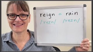 How to Pronounce Reign Rain Reigning Raining [upl. by Nitsyrk]