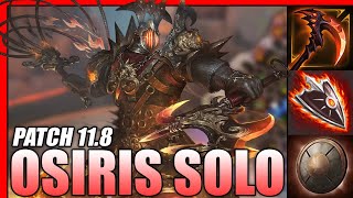 Solo Lane BULLY  Osiris SMITE 118 Gameplay [upl. by Biernat]