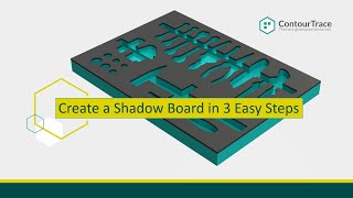 ContourTrace  Create a Shadow Board in 3 Easy Steps [upl. by Vonni]