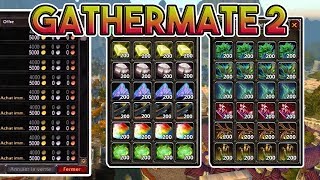 GATHERMATE 2  TUTO RAPIDE  COMPATIBLE BFA  WORLD OF WARCRAFT [upl. by Ocsisnarf]