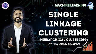 Single Linkage Clustering  Agglomerative Clustering  Hierarchical Clustering [upl. by Ayekan395]