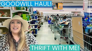 GOODWILL THRIFTING This is why you ALWAYS look in the glass section 🙀💰 Goodwill Thrift Haul [upl. by Hambley]