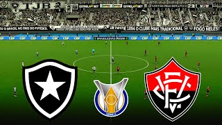 BOTAFOGO X VITORIA  AO VIVO  CAMPEONATO BRASILEIRO SERIE A 2024 [upl. by Aggappera]