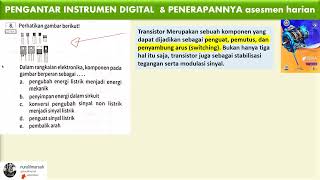 PENGANTAR INSTRUMEN DIGITAL amp PENERAPANNYA asesmen harian no 8 [upl. by Cassey]