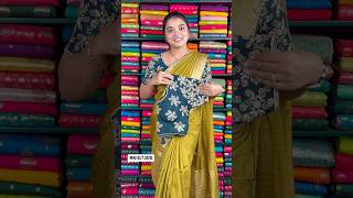 Georgette Sequence Designer Ready To Wear Blouse MehandiGreen And Dark RamaGreenSaree rkcollections [upl. by Enninaej]