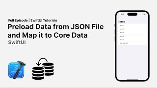 Preload Data from JSON File and Map it to Core Data  SwiftUI Tutorials [upl. by Orferd]