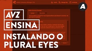 Como instalar o Plural Eyes Connector no Adobe Premiere  AVZ ENSINA [upl. by Alphard456]