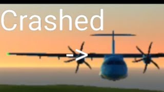 RL72 crash number 1 The belly landing crash [upl. by Silverman]