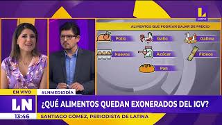 🔴 ¿Qué alimentos quedan exonerados del IGV [upl. by Jarvey]