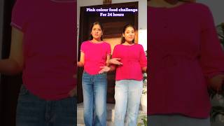 Eating Only PINK Color Food For 24 Hours  Pink Color Food Challenge For 24 Hours 😱 [upl. by Sivam]