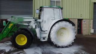 John Deere Being Washed With A Snow Foam Lance Promo Video [upl. by Kamal654]