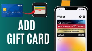 How to Add Visa Gift Card to Apple Wallet [upl. by Elladine884]