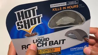 Hot Shot Liquid Roach Bait Unboxing And Setup [upl. by Nerat]