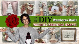 10 DIY Rustic Farmhouse Christmas Crafts  DIY Mega Christmas Crafts  Favorite Christmas DIY’s [upl. by Franklyn]