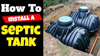 how to install a septic tank [upl. by Yras115]