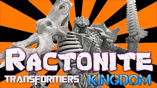 Transformers Kingdom Deluxe Class RACTONITE VIDEO REVIEW [upl. by Naujtna]