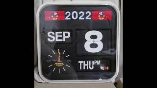 Mickey Mouse Calendar flip clock 終於錄到它翻日期的時刻 Fartech華奇實業 [upl. by Ardnala]