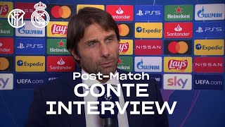 INTER 02 REAL MADRID  ANTONIO CONTE EXCLUSIVE INTERVIEW quotWe still need to growquot SUB ENG [upl. by Rehpitsirhc]