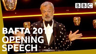 Graham Nortons hilarious speech opens BAFTAs  The British Academy Television Awards 2019  BBC [upl. by Babbie]