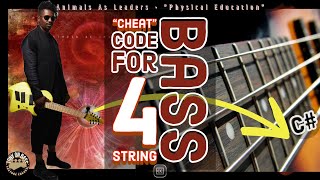 Animals As LeadersCHEAT CODE for 4 String Bass‼️PHYSICAL EDUCATION🎸 animalsasleaders tonyonbass [upl. by Shore]