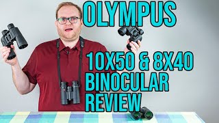 Olympus 10x50 and 8X40 binoculars review  Are the budget binoculars comparable to Leica Ultravids [upl. by Ayanat]