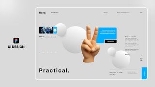 Figma Interactive UI Design Easy Website Design Tutorial for Beginners [upl. by Paapanen437]