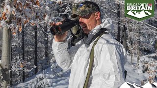 Hunting huge red deer in the snows of Poland [upl. by Annnora]