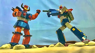 Voltes V Legacy Voltes V vs Vaizanger  Stop Motion  LJPL Animation [upl. by Nyraf31]