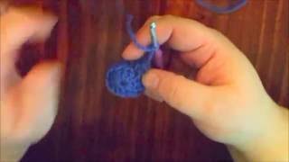 Crochet Cluster Stitch in the Round [upl. by Joella]