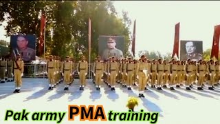 pak army PMA New training march in kakool pak army training center [upl. by Akenat]