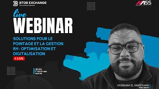 Webinaire  Les solutions pour le pointage et la gestion RH  Optimisation et digitalisation [upl. by Anuska]