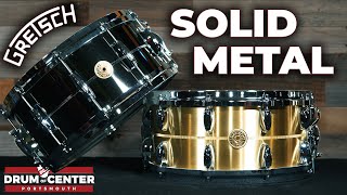 Gretsch USA Solid Metal  4 Snare Drums Compared [upl. by Kavita]