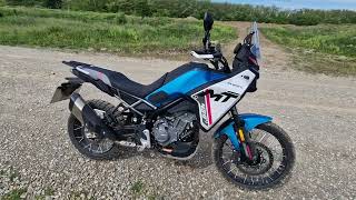 First review CF Moto 450 MT Romania [upl. by Nedlog]