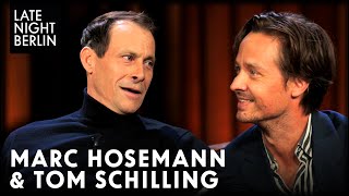 Marc Hosemann amp Tom Schilling über quotAchtsam Mordenquot  Late Night Berlin [upl. by Enilrae696]