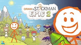 Draw A Stickman Epic 2  Chapter 1 A Sticky Situation Walkthrough [upl. by Macur]