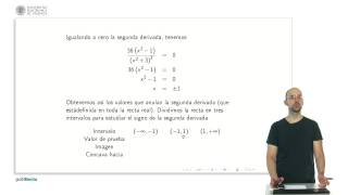 Concavidad y criterio de la segunda derivada  2528  UPV [upl. by Silvain]