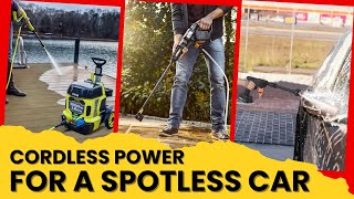 Best Cordless Pressure Washer for Cars [upl. by Corvin]