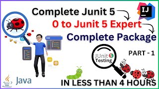 Junit 5 Testing in java  junit full course  Junit 5 with intellij IDEA  Junit  Junit 5  Part1 [upl. by Leora]