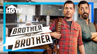 Which Property Brother Will Be King of the Kitchens  Brother vs Brother  HGTV [upl. by Kcirdaed89]