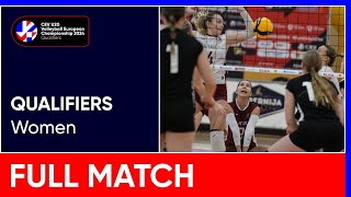 Live  Estonia vs Latvia  CEV U20 Volleyball European Championship 2024 Qualifiers  Women [upl. by Akiner]