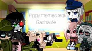 °Piggy memes tepki gacha life° ftPennySheepyRobbyMousyPoleyTorcher ve Soldier [upl. by Ollecram]