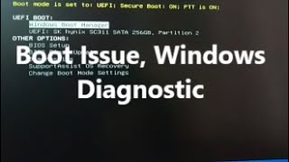 how to fix Windows Boot Manager Boot Issue Windows Diagnostic Fixed [upl. by Ettezel]