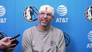 Dallas Mavericks Jason Kidd Practice Interview Before Game 1 vs Minnesota Timberwolves [upl. by Levana]