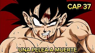 DBZ SAGA DE LOS SAIYAJN MANGA A COLOR CAPITULO 37 UNA PELEA A MUERTE [upl. by Anaoj110]